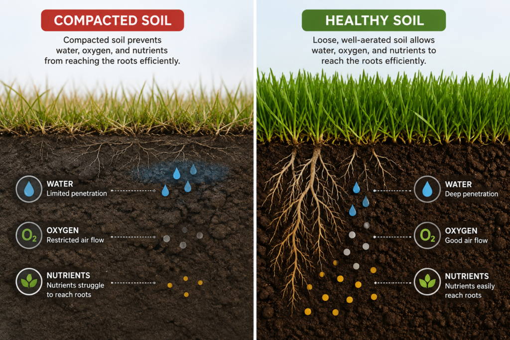 compacted soil