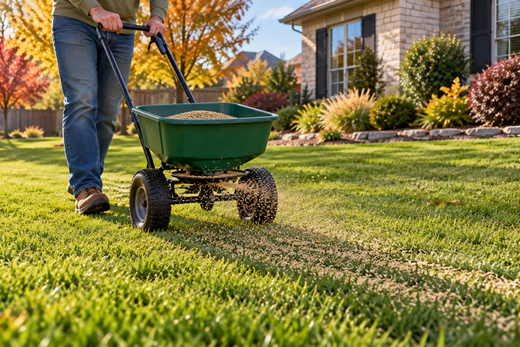 overseed lawn in fall